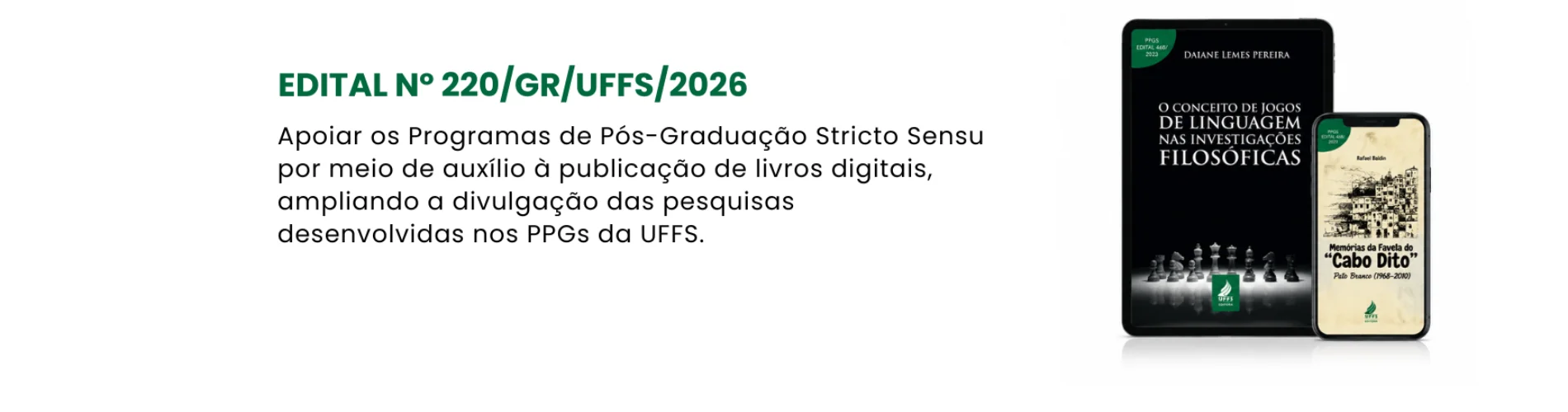 EDITAL Nº 220/GR/UFFS/2026